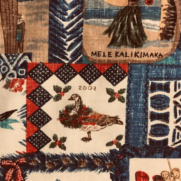 Vintage 2002 Reyn Spooner Hawaiian Shirt Mele Kalikimaka Christmas-Never Worn-L - Picture 2 of 6